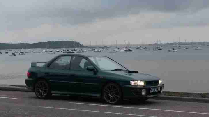 Subaru impreza 1998 turbo 2000 for sale RARE metallic British racing green.