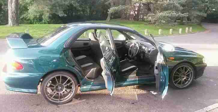 Subaru impreza 1998 turbo 2000 for sale RARE metallic British racing green.