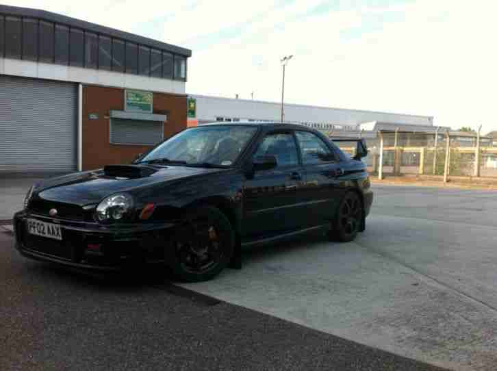 Subaru impreza sti rare black prodrive style