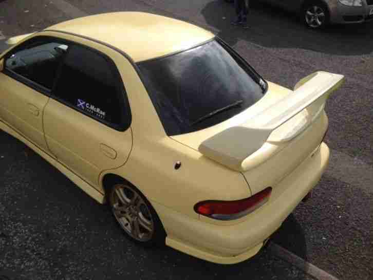 Subaru impreza wrx sti Version 6 300+bhp jdm rare yellow