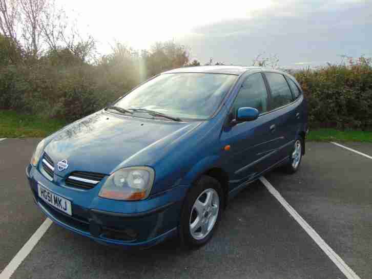 Superb 2001 Nissan Almera Tino 1.8SE2 1 Lady Owner From New Full Service History