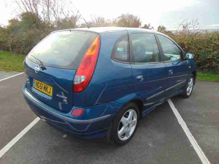 Superb 2001 Nissan Almera Tino 1.8SE2 1 Lady Owner From New Full Service History