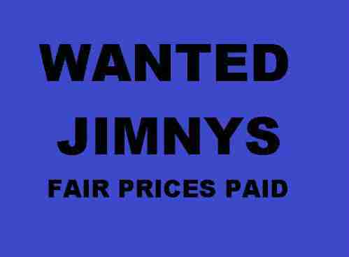Jimnys URGENTLY REQUIRED FOR STOCK
