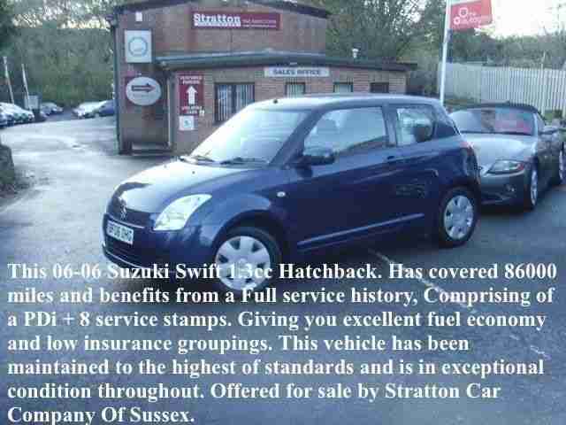 Swift GL 3dr PETROL MANUAL 2006 06