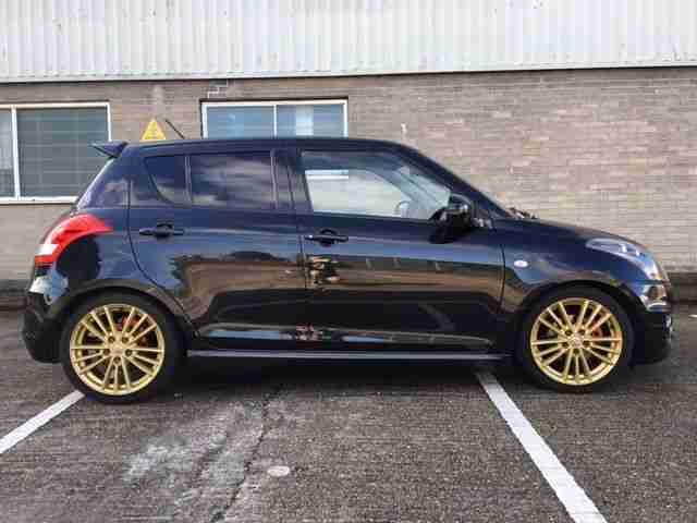 Suzuki Swift Sport 1.6L Black with 17inch Gold Alloy Wheels