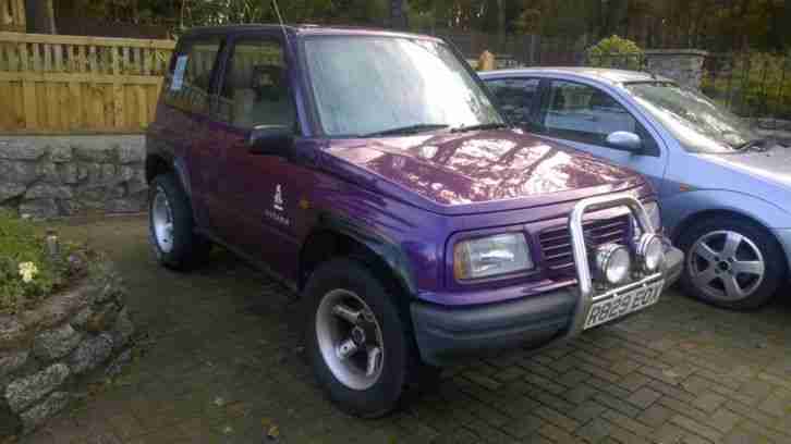 Suzuki Vitara purple. Suzuki car from United Kingdom
