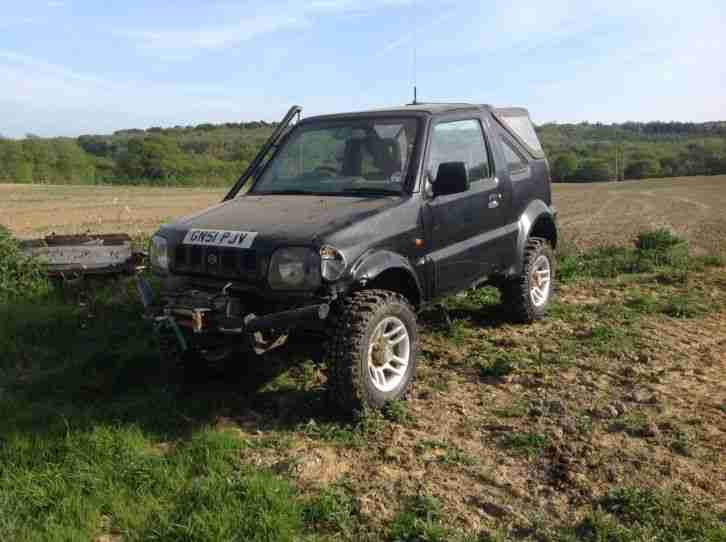 Suzuki jimny off roader, winch mud tyres