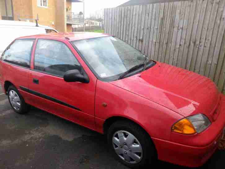 Suzuki swift 2 door 02 plate 1.0 in red
