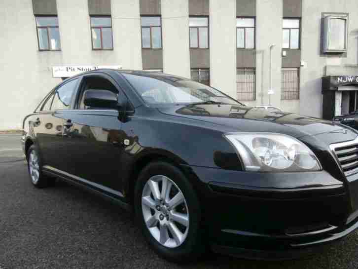 TOYOTA AVENSIS 2005 T3-S D-4D DIESEL BLACK NO RSERVE 5 DAY SALE BARGAIN EXPORT