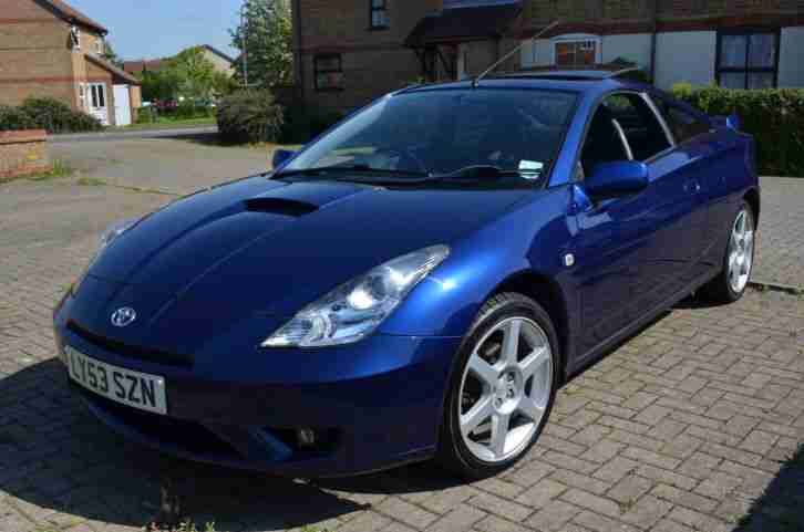 TOYOTA CELICA 1.8 VVT-I 2004 13 MONTHS MOT, LEATHER ALL FEATURES 3dr coupe