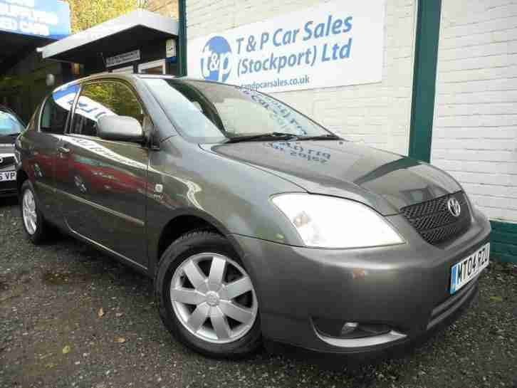 TOYOTA COROLLA 1.4 T3 COLOUR COLLECTION 3 DOOR - GREY - MOT MAY 2017 - 2 OWNERS