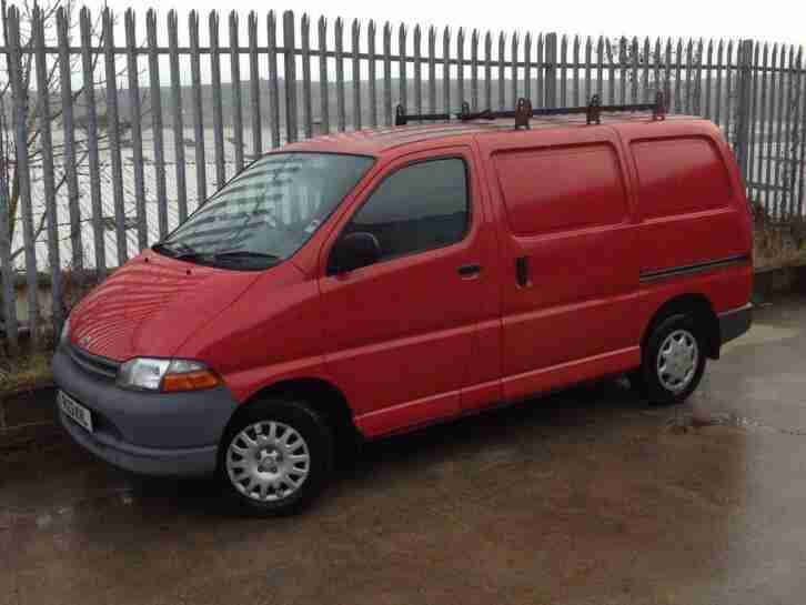 TOYOTA HIACE POWER VAN 2.5 GS SWB MANUAL DIESEL RED