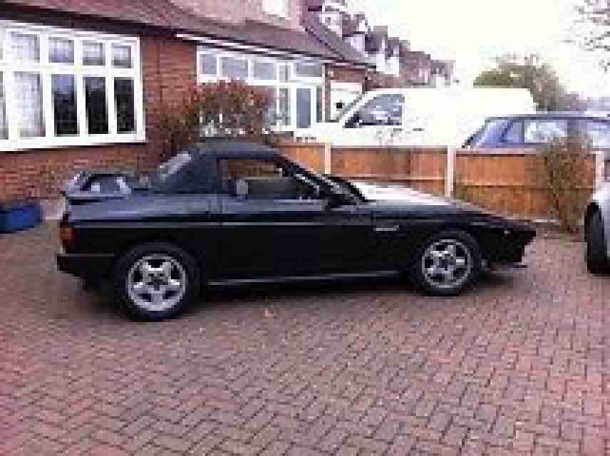 TVR 350i Black Convertible 1987 D337 BCW M.O.T. Jan 2016