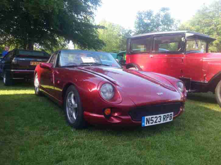 TVR CHIMAERA 400 1996 PEARL “NIGHTFIRE” RED, LOTS OF RECENT ADDITIONS