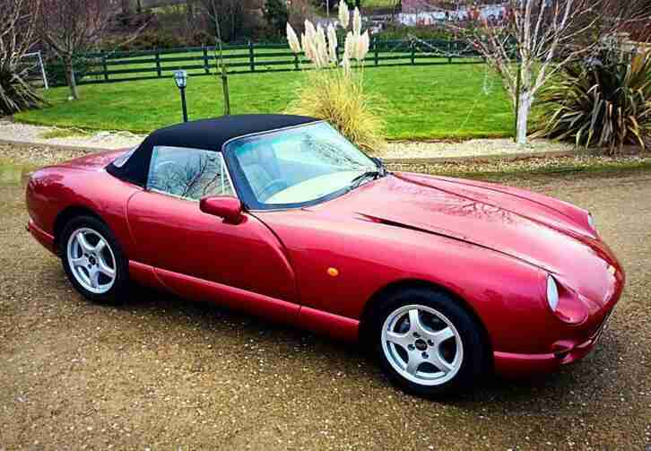 TVR CHIMAERA 400 + PAS 19200 WITH 16 DEALER SERVICES 2 OWNERS PRISTINE PX
