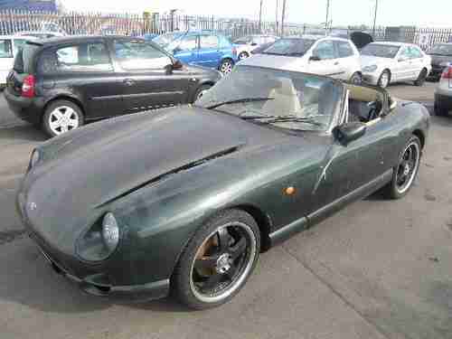 TVR CHIMAERA ROLLING SHELL WITH DAMAGE TO DRIVERS SIDE