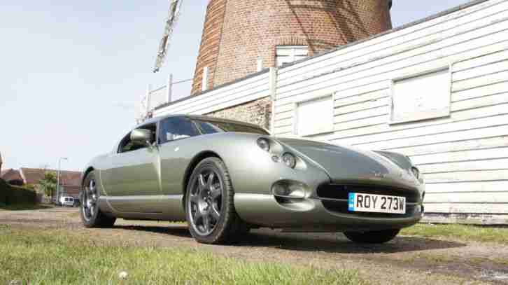 TVR Cerbera 4.5 litre 1999 Sage Green 0-60 under 4 seconds 420 bhp four seater !