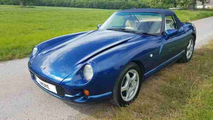TVR Chimaera 4.0 in Avus blue with Cream Blue Interior