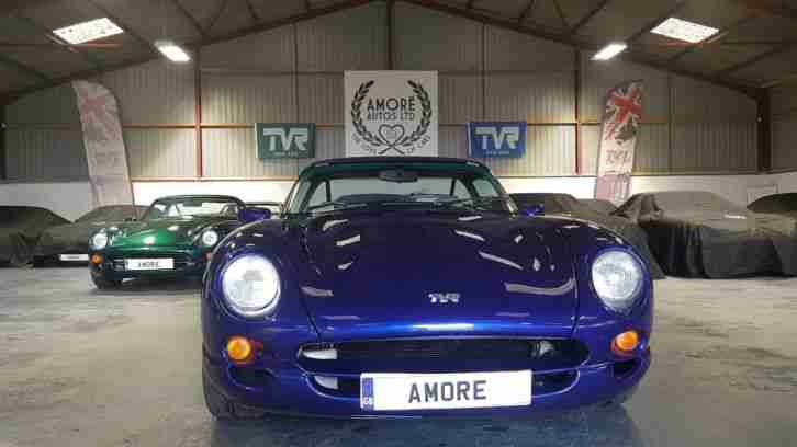 TVR Chimaera 4 litre 1998 Imperial Blue with PAS New outriggers Oct 2018
