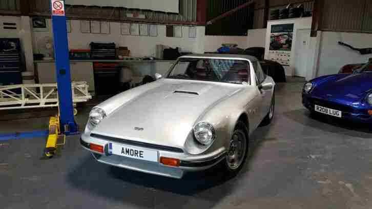 TVR S1 1988 Silver Red Trim only 37,500 Miles
