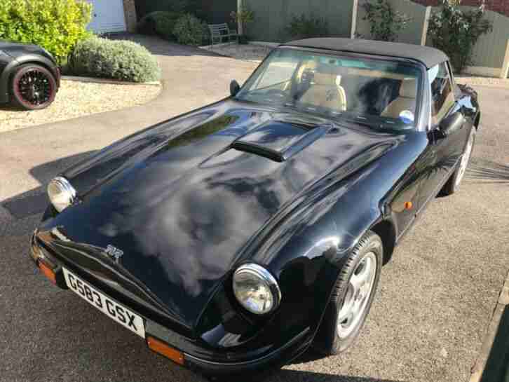 TVR S3 1990 Rare Black Ivory combination Only 48,000 Miles