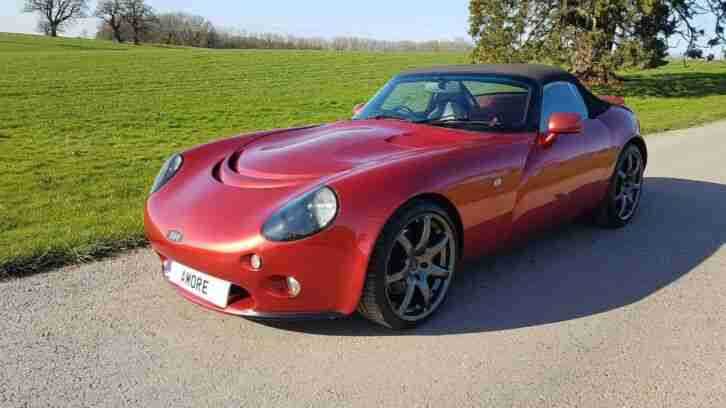TVR Tamora 3.6 (Powers) Red glow pearl, black interior. Very good condition!