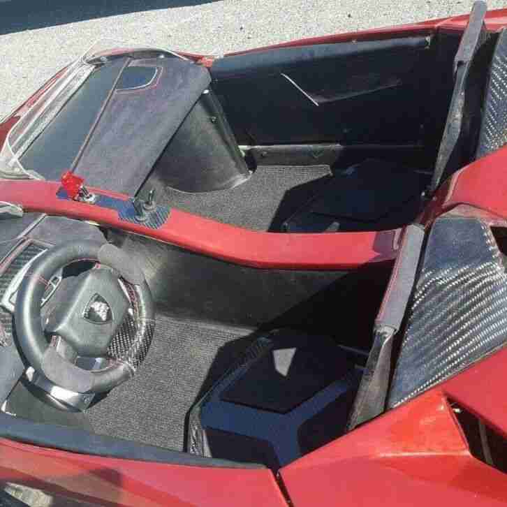 The Only Hand Crafted Electric 1/3 Scale Lamborghini Aventador In The World