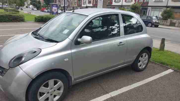 Three door Nissan Micra, valid MOT Road tax. Ready to be driven away.