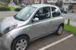 Three door Nissan Micra, valid MOT Road tax.