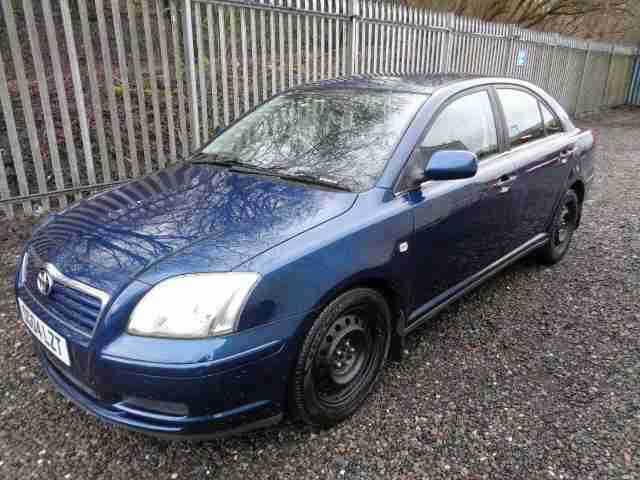 Toyota Avensis 1.8 VVT-i T2 2004 97,000 miles mot 15/03/21 full service history