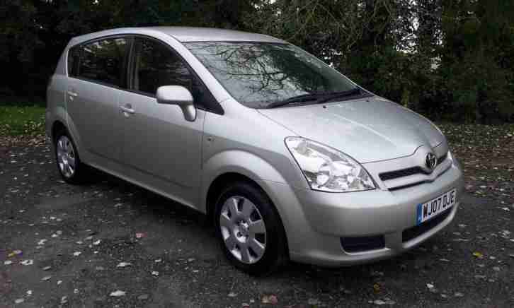 Toyota Corolla Verso 1.6 VVTi 5Dr MPV 7 Seats Metallic Silver FSH 85264 miles