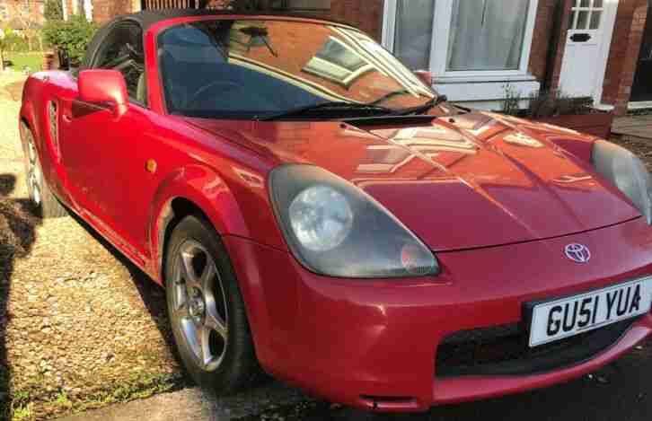 Toyota MR2 Roadster Convertible 2001, Spares or Repair, New Canvas Roof