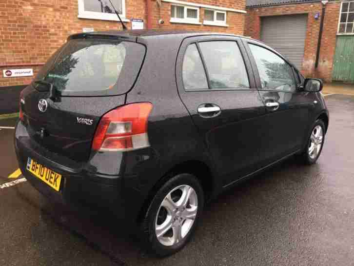 Toyota Yaris 1.0 VVT i TR 5dr 2010 5 Door, Black, Low Miles, Manual, New Mot