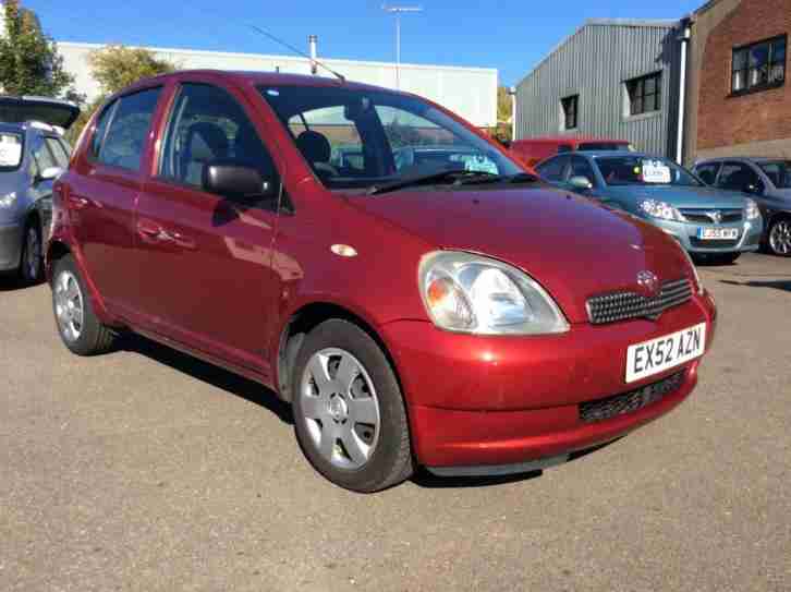 Toyota Yaris 10 Vvti Red 2001 51 Colour Collection Car For Sale