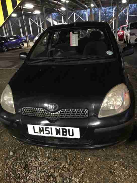 Toyota Yaris 2002 5 door Hatchback Black Automatic