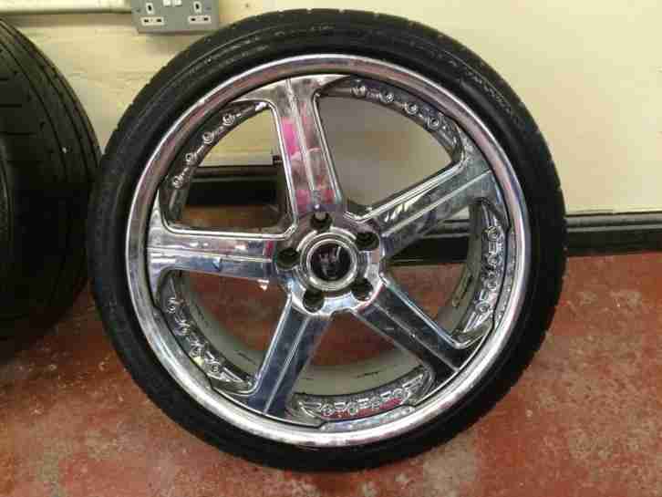 Trafficstar RTS Split Rim Alloys Wheels Complete With Tyres x 4