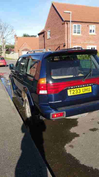 UK MODEL 1999 MITSUBISHI CHALLENGER 4X4 GLS 3.0 V6 BLUE MOT