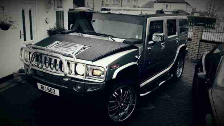UNIQUE HUMMER H2~~CUSTOM 1OFF OF A KIND~~24'S~~QUAD EXHAUSTS~~££££'S INVESTED