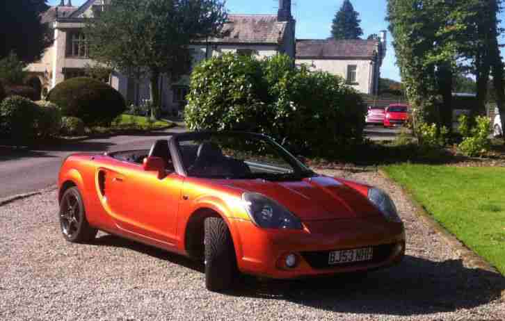 UNIQUE MR2 VVTI 2003 MICA ORANGE WITH