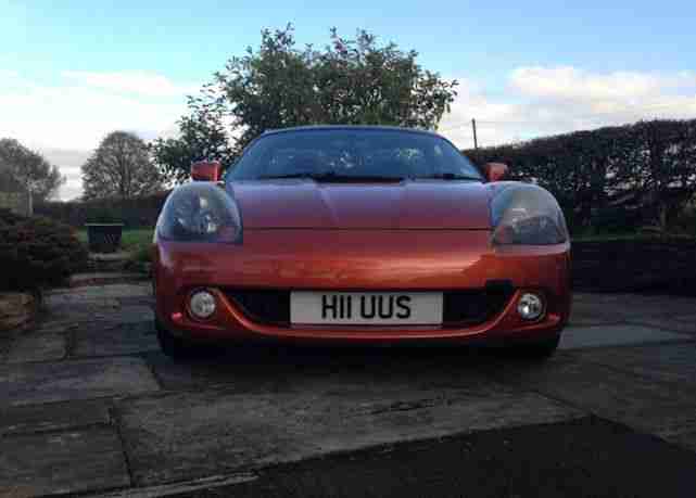 UNIQUE TOYOTA MR2 VVTI 2003 MICA ORANGE WITH HARDTOP LOW MILEAGE FSH