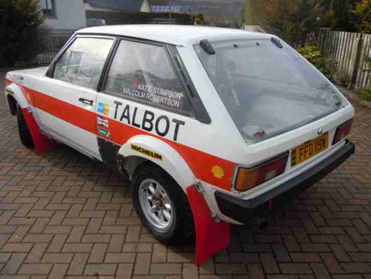 Ultimate spec 1600 Talbot Sunbeam Forest Rally Car 200bhp Vauxhl 16v Quaife box