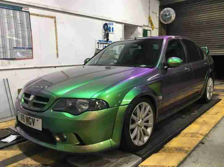 Unique MG ZS 180 2.5 V6 Auto Saloon in Monogram Shot Silk Chromescent. 1 of 1.