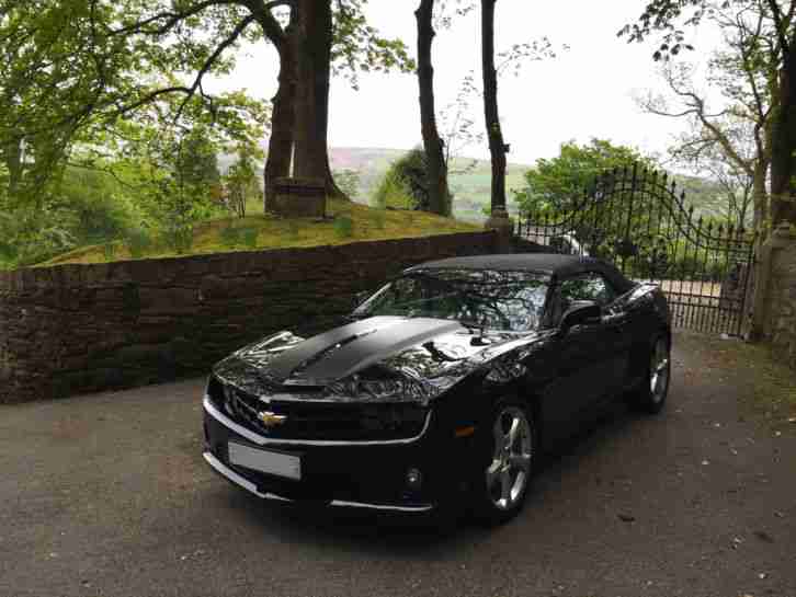 *V RARE UK ED CHEVROLET CAMARO V8 AUTO BLACK Matt BLACK stripes & WARRANTY WOW!!