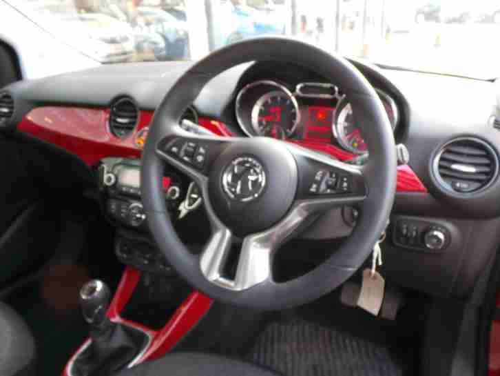 VAUXHALL ADAM 1.2 16V JAM 3DR - RED N ROLL