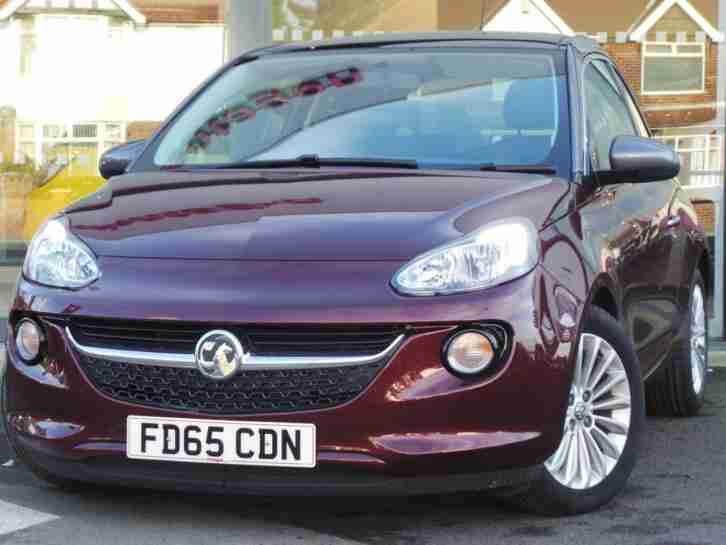 VAUXHALL ADAM 1.4 16V GLAM 3DR DELIVERY MILES PURPL