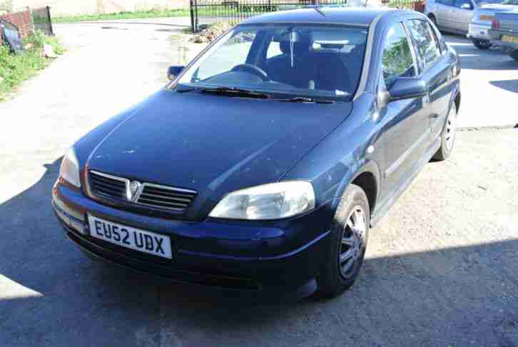 VAUXHALL ASTRA 1.6i ENVOY LATE 2002 52 PLATE