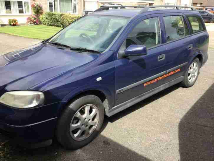 VAUXHALL ASTRA ESTATE, blue, Manual, Diesel, 2002