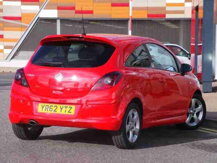 VAUXHALL CORSA 1.4 16V SXI 3DR AUTO INC AIR CON - RED