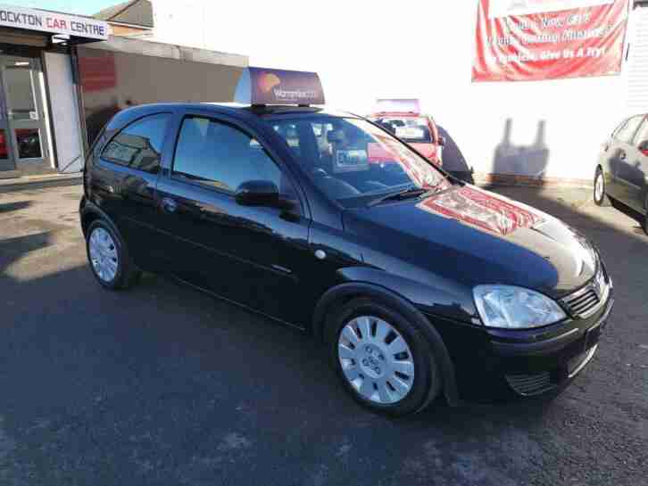 VAUXHALL CORSA Active 2004 Petrol Manual in Black