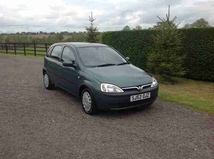 VAUXHALL CORSA CLUB 1.2 2003 5DR 50K M.O.T OCT 2016 SH VERY CLEAN CAR 2 KEYS